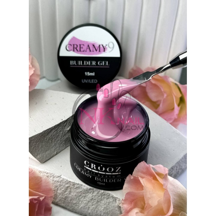 Гель Crooz Creamy Builder gel №09, 15 мл